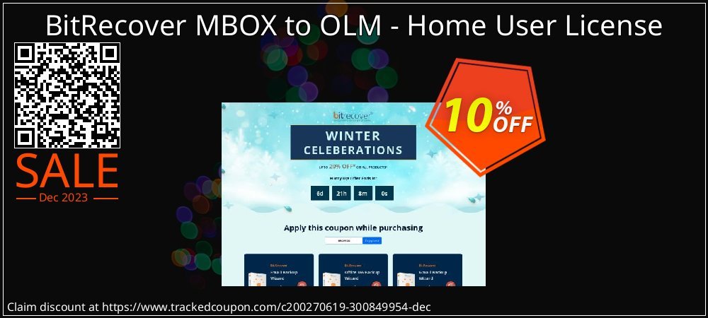 BitRecover MBOX to OLM - Home User License coupon on World Password Day sales