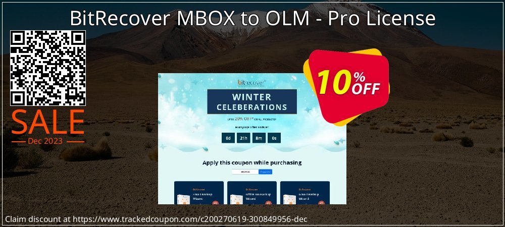 BitRecover MBOX to OLM - Pro License coupon on World Party Day deals