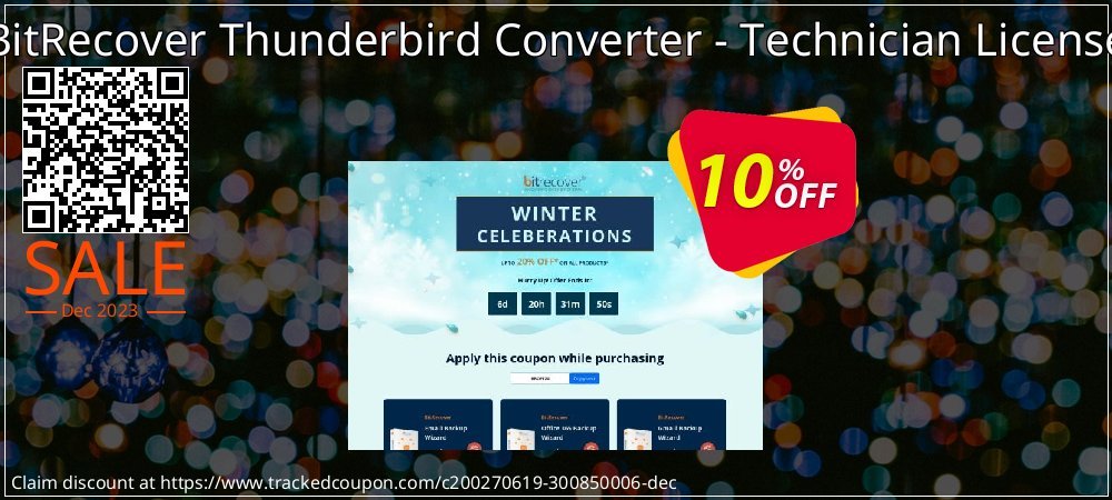 BitRecover Thunderbird Converter - Technician License coupon on National Loyalty Day discounts