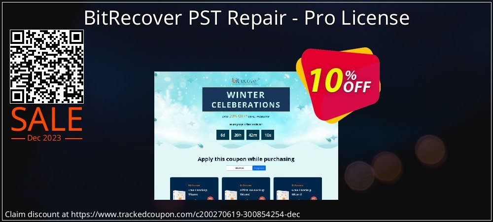 BitRecover PST Repair - Pro License coupon on World Password Day discounts