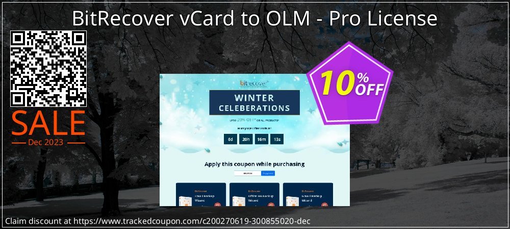 BitRecover vCard to OLM - Pro License coupon on National Walking Day discounts