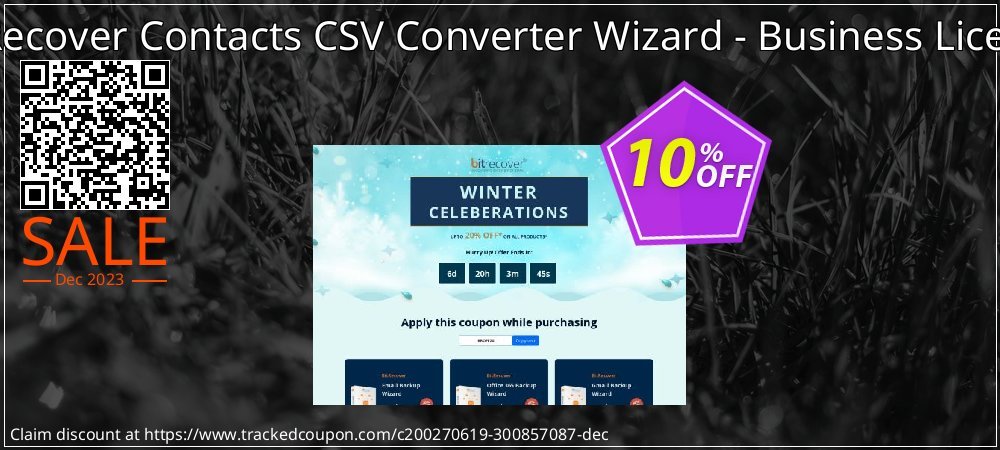 BitRecover Contacts CSV Converter Wizard - Business License coupon on April Fools' Day offering discount