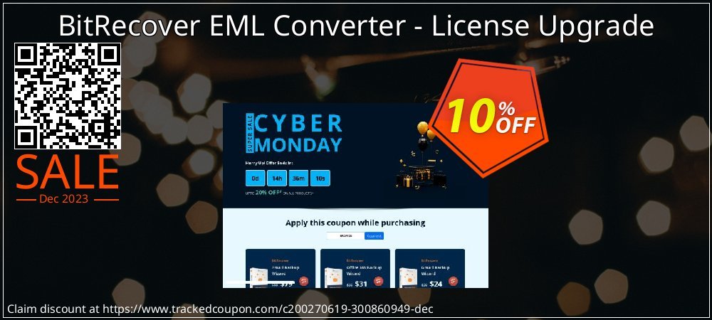 BitRecover EML Converter - License Upgrade coupon on World Password Day super sale