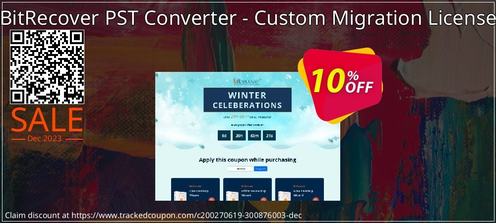 BitRecover PST Converter - Custom Migration License coupon on Easter Day offer