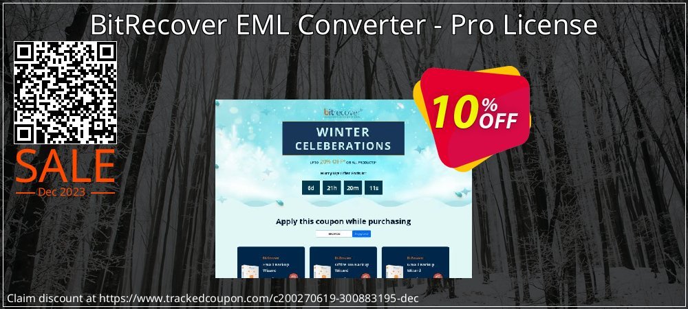 BitRecover EML Converter - Pro License coupon on National Walking Day discount