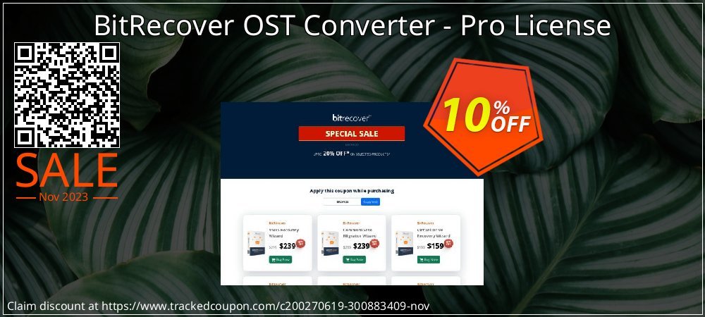 BitRecover OST Converter - Pro License coupon on World Password Day offer