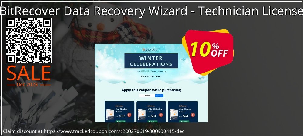 BitRecover Data Recovery Wizard - Technician License coupon on National Walking Day super sale