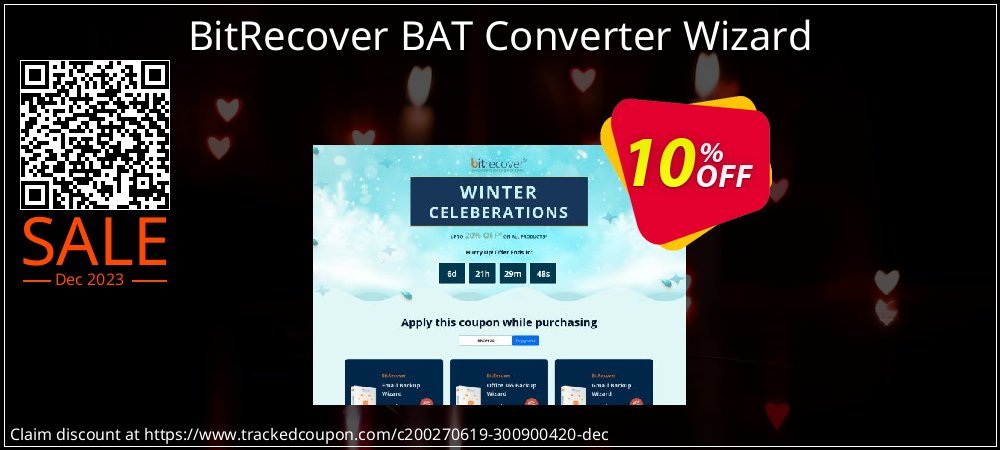 BitRecover BAT Converter Wizard coupon on National Walking Day offer