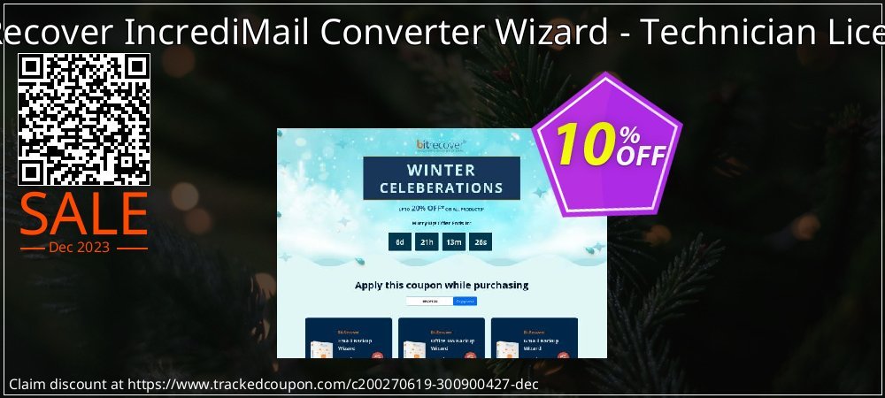 BitRecover IncrediMail Converter Wizard - Technician License coupon on Working Day deals