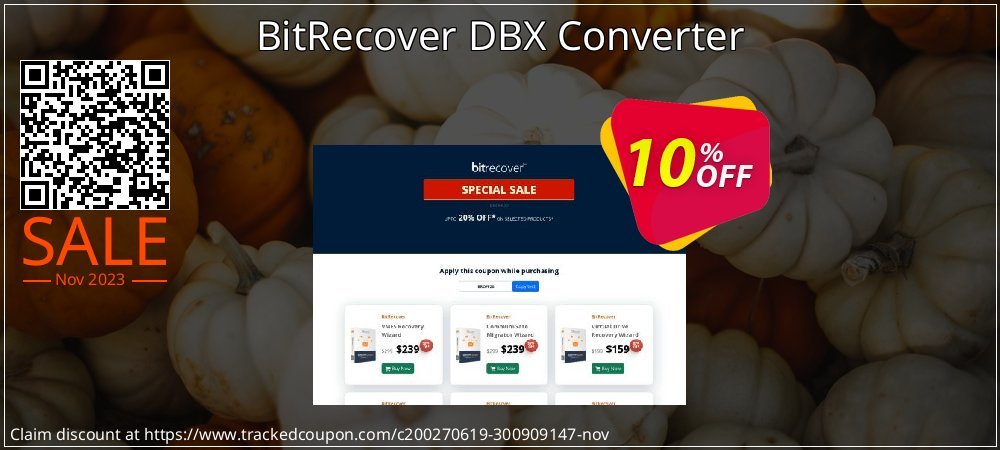 BitRecover DBX Converter coupon on Working Day sales