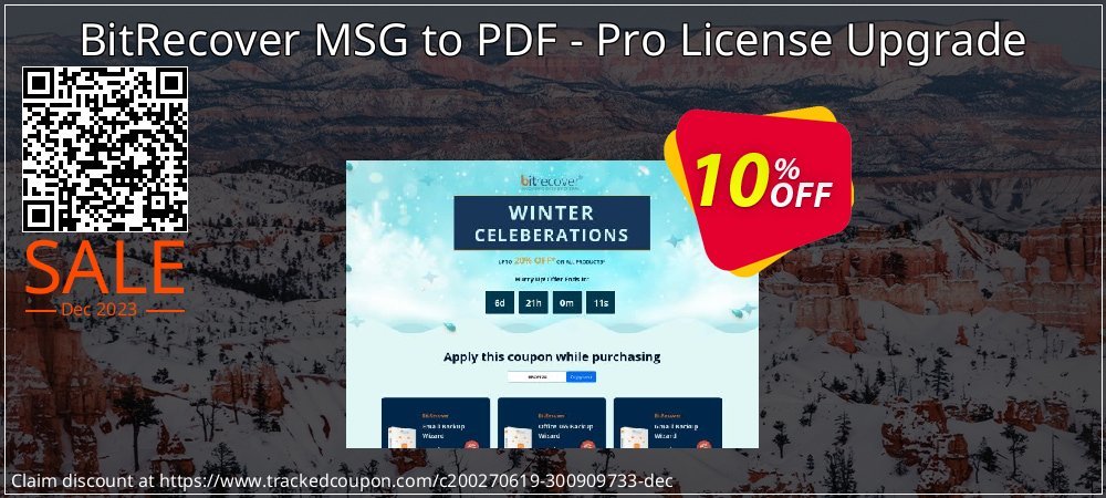 BitRecover MSG to PDF - Pro License Upgrade coupon on Easter Day sales