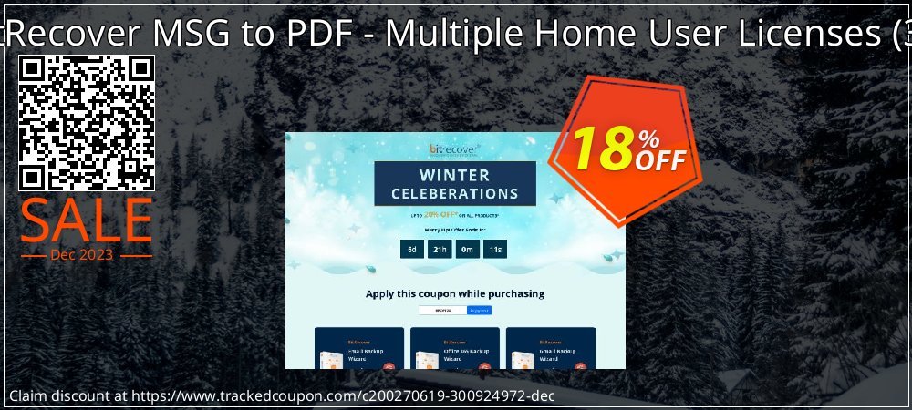 BitRecover MSG to PDF - Multiple Home User Licenses - 30  coupon on April Fools' Day offer