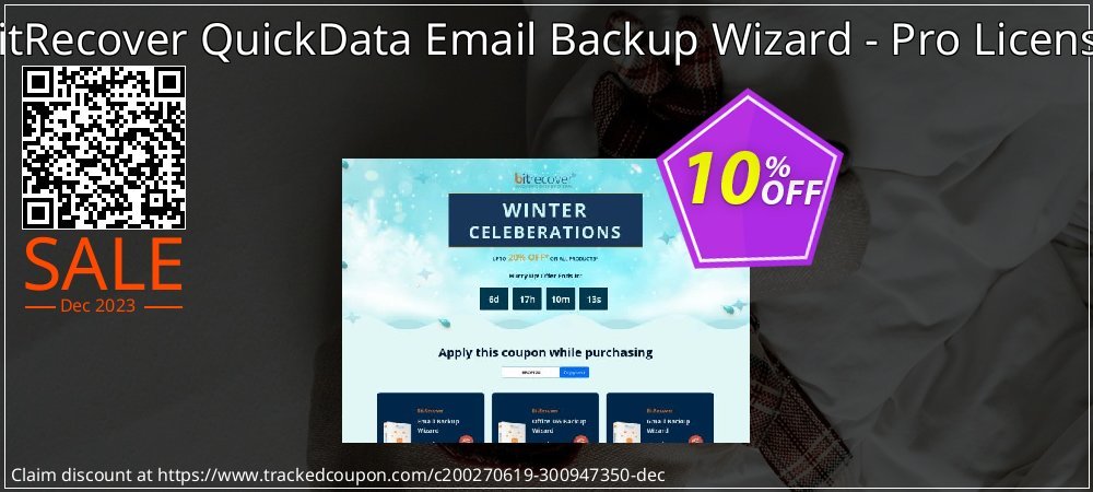 BitRecover QuickData Email Backup Wizard - Pro License coupon on National Walking Day super sale