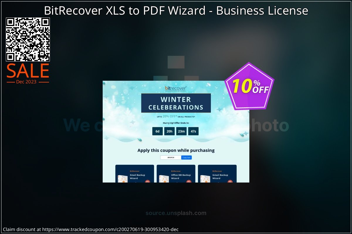 BitRecover XLS to PDF Wizard - Business License coupon on National Walking Day deals