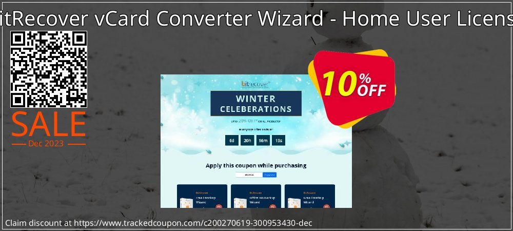BitRecover vCard Converter Wizard - Home User License coupon on National Walking Day offer