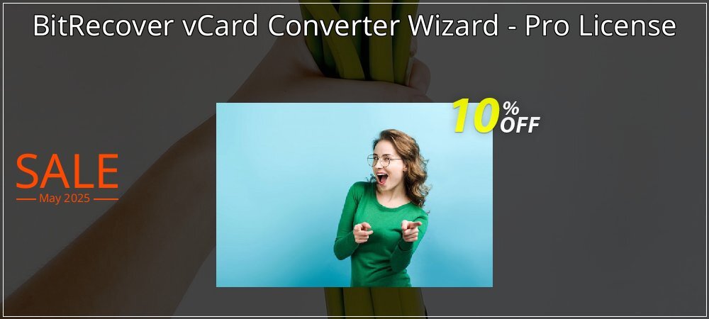 BitRecover vCard Converter Wizard - Pro License coupon on World Party Day discount