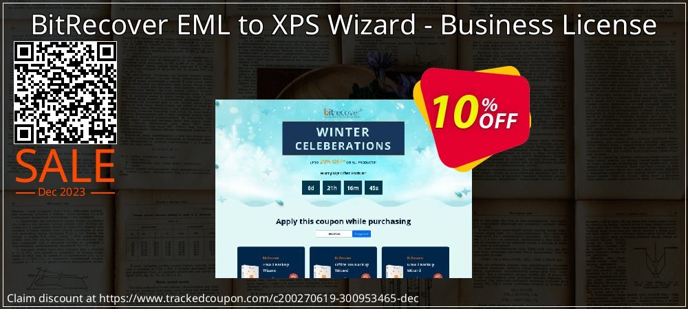 BitRecover EML to XPS Wizard - Business License coupon on National Walking Day deals