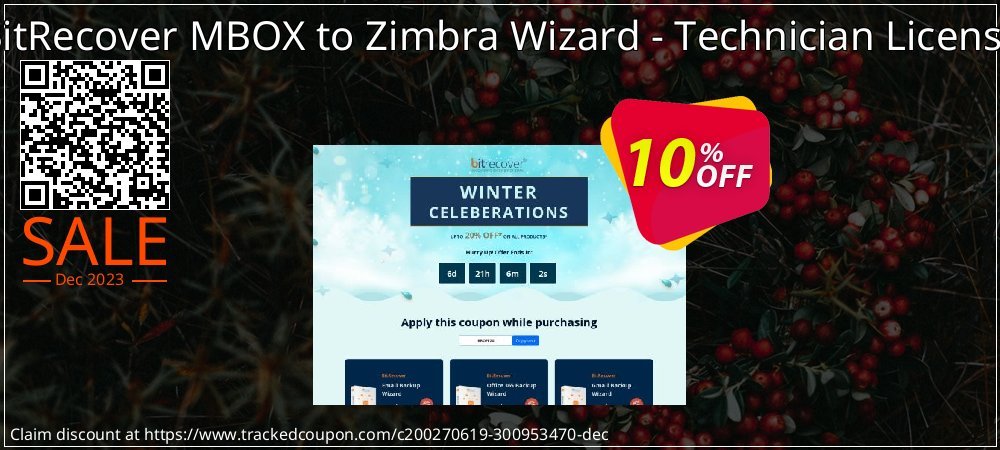 BitRecover MBOX to Zimbra Wizard - Technician License coupon on National Walking Day super sale