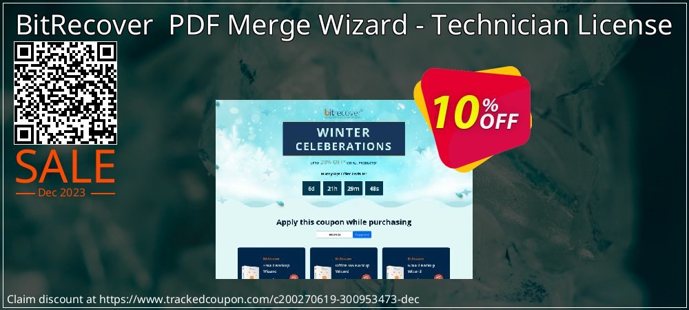BitRecover  PDF Merge Wizard - Technician License coupon on Easter Day sales