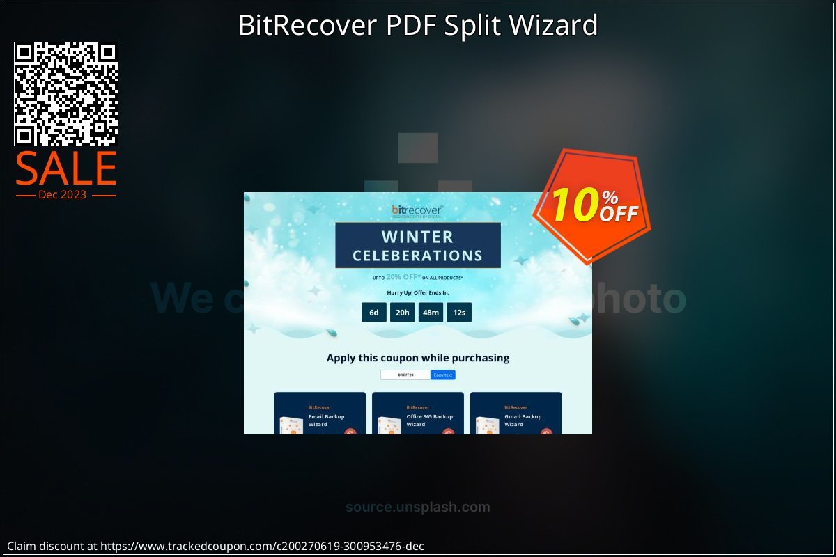 BitRecover PDF Split Wizard coupon on Palm Sunday offer