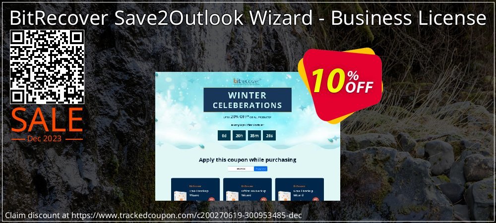 BitRecover Save2Outlook Wizard - Business License coupon on World Backup Day offer