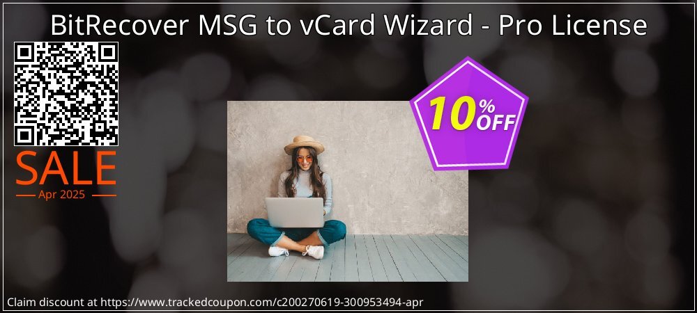 BitRecover MSG to vCard Wizard - Pro License coupon on World Password Day offering discount