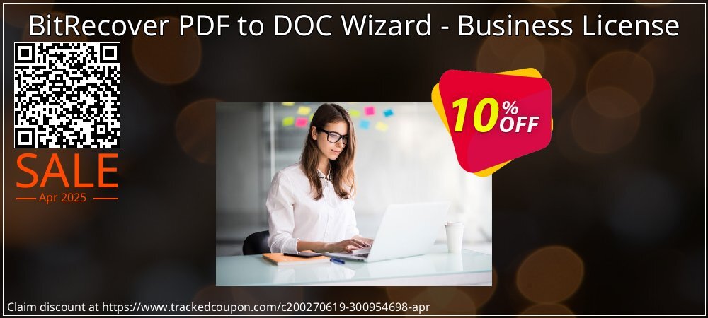 BitRecover PDF to DOC Wizard - Business License coupon on Virtual Vacation Day sales