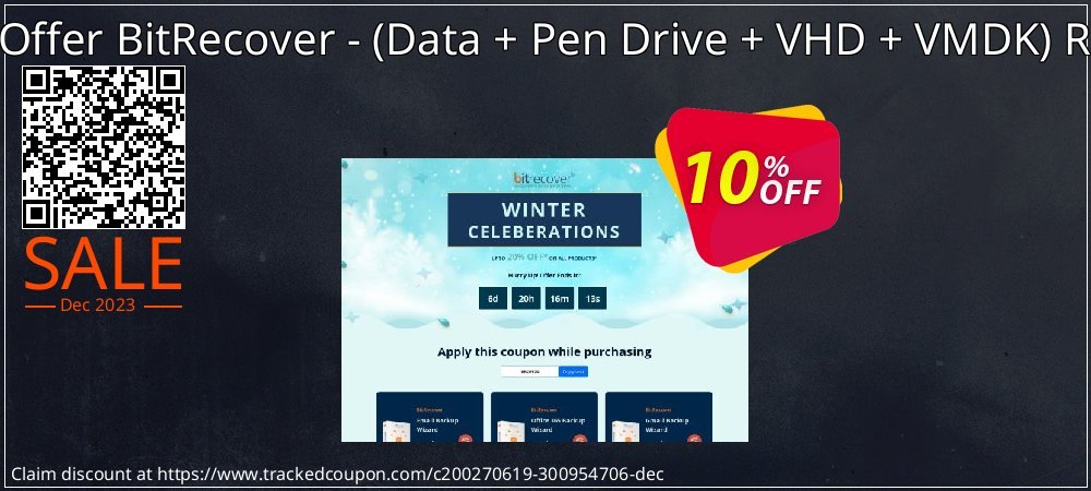 Bundle Offer BitRecover - - Data + Pen Drive + VHD + VMDK Recovery coupon on World Party Day sales
