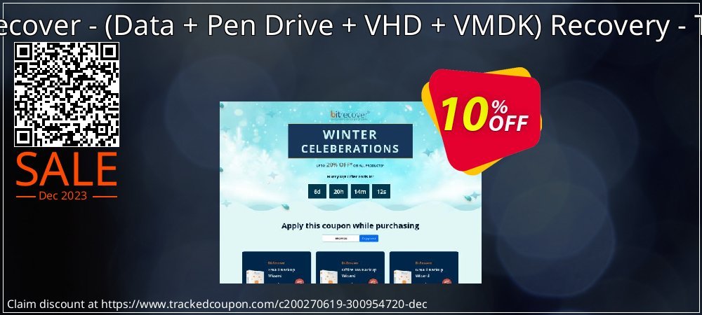 Bundle Offer BitRecover - - Data + Pen Drive + VHD + VMDK Recovery - Technician License coupon on National Walking Day offering sales
