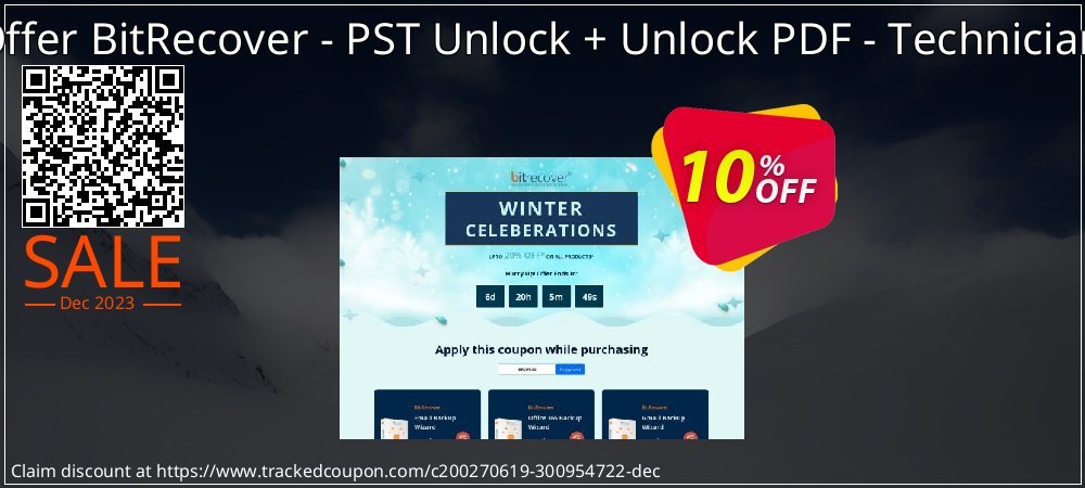 Bundle Offer BitRecover - PST Unlock + Unlock PDF - Technician License coupon on Working Day promotions