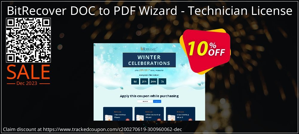 BitRecover DOC to PDF Wizard - Technician License coupon on Working Day offer
