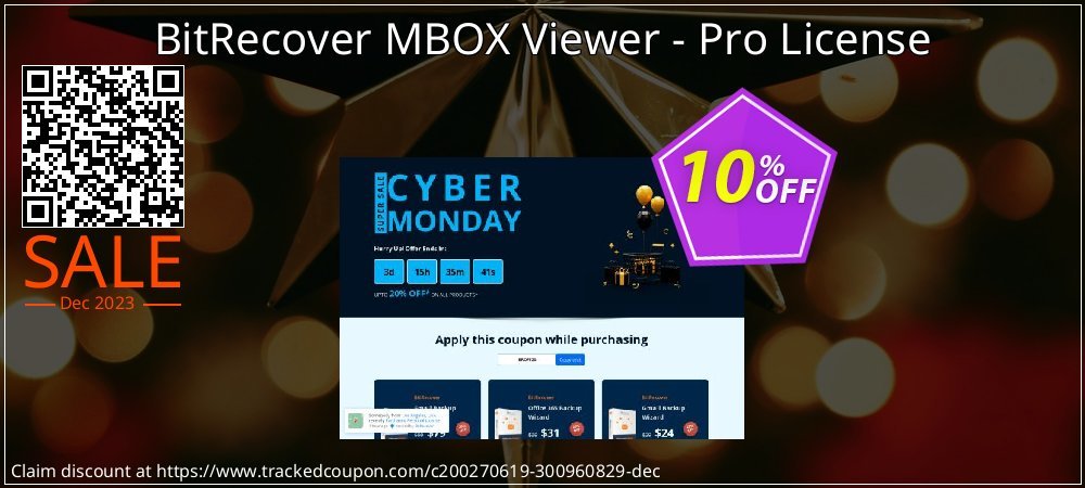 BitRecover MBOX Viewer - Pro License coupon on Tell a Lie Day discount
