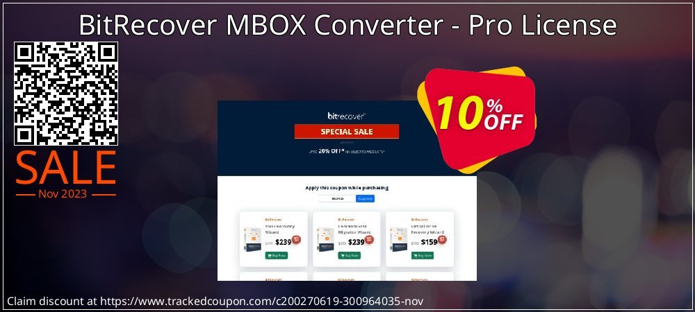 BitRecover MBOX Converter - Pro License coupon on Mother Day super sale