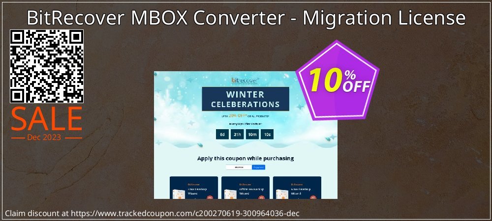 BitRecover MBOX Converter - Migration License coupon on World Party Day super sale