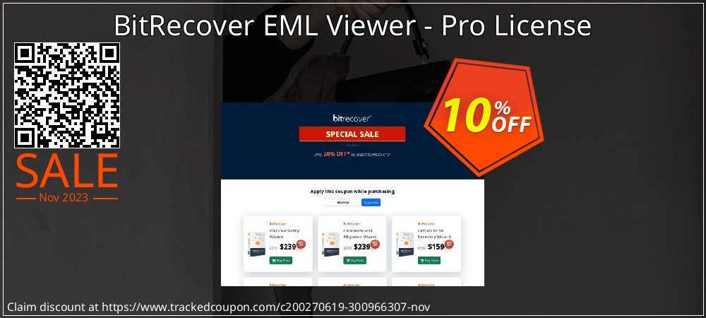 BitRecover EML Viewer - Pro License coupon on Working Day deals