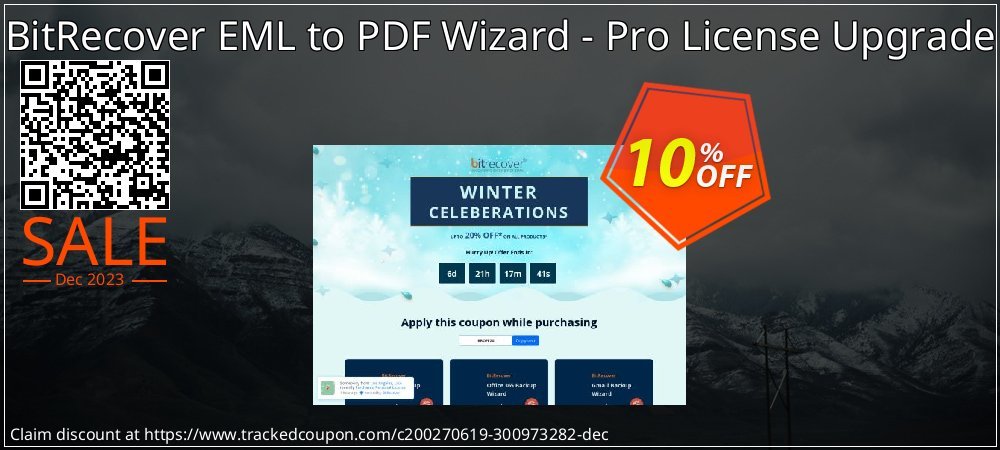 BitRecover EML to PDF Wizard - Pro License Upgrade coupon on April Fools' Day sales