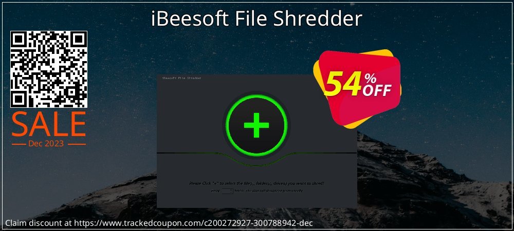 iBeesoft File Shredder coupon on End year deals