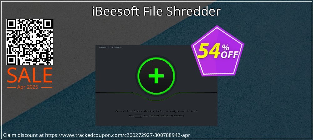 iBeesoft File Shredder coupon on April Fools' Day offer