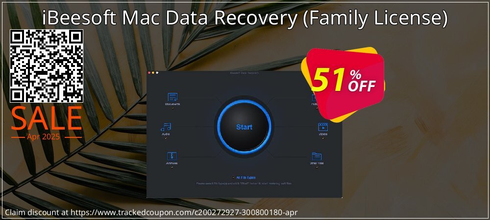 iBeesoft Mac Data Recovery - Family License  coupon on National Walking Day promotions