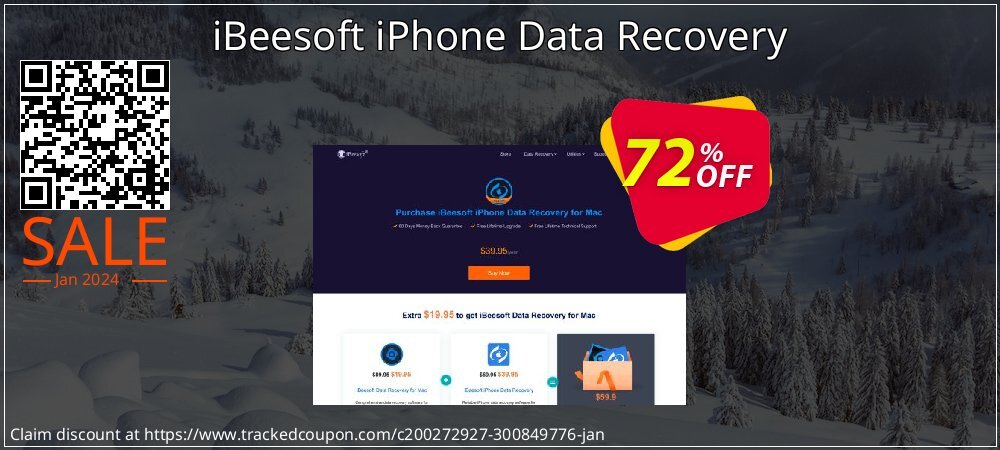 iBeesoft iPhone Data Recovery coupon on Boxing Day offering discount