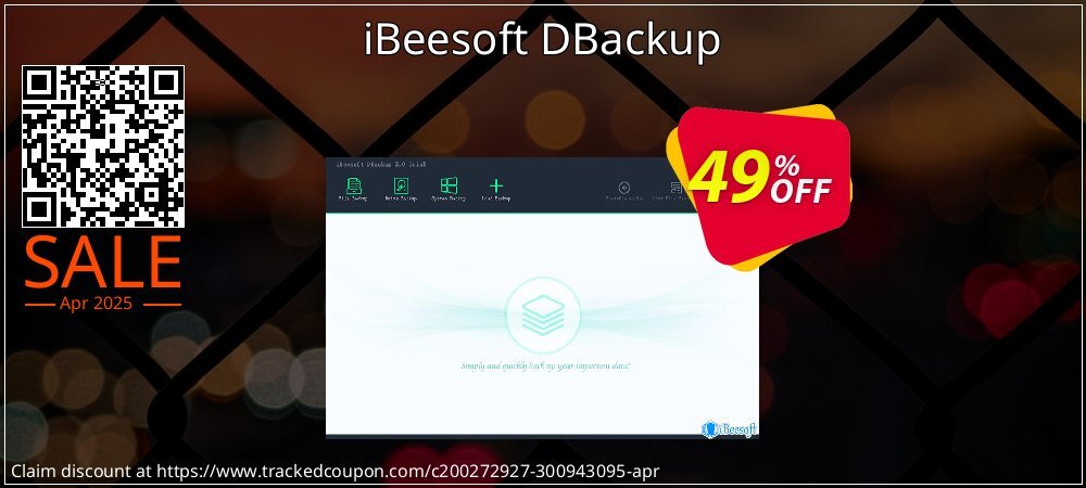 iBeesoft DBackup coupon on World Backup Day offer