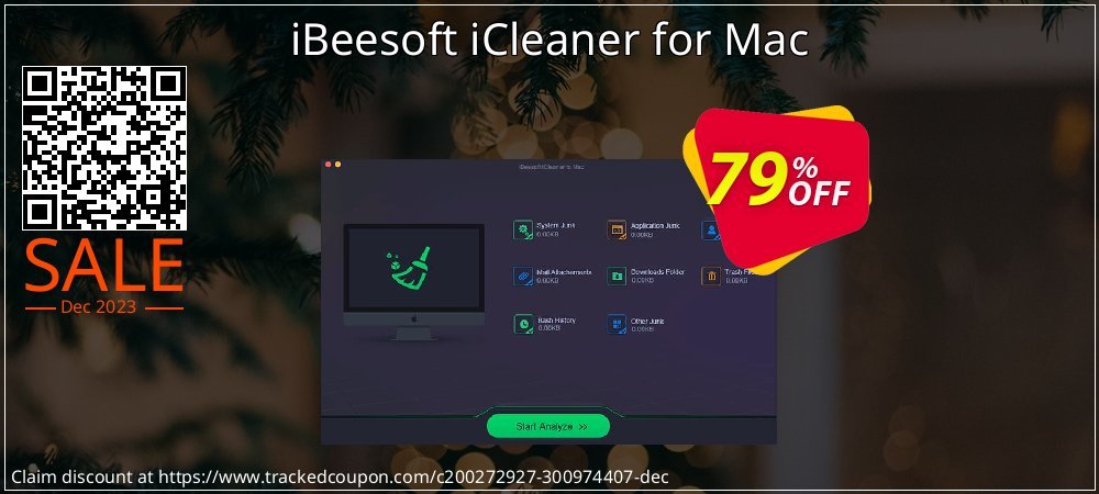 iBeesoft iCleaner for Mac coupon on Christmas discount