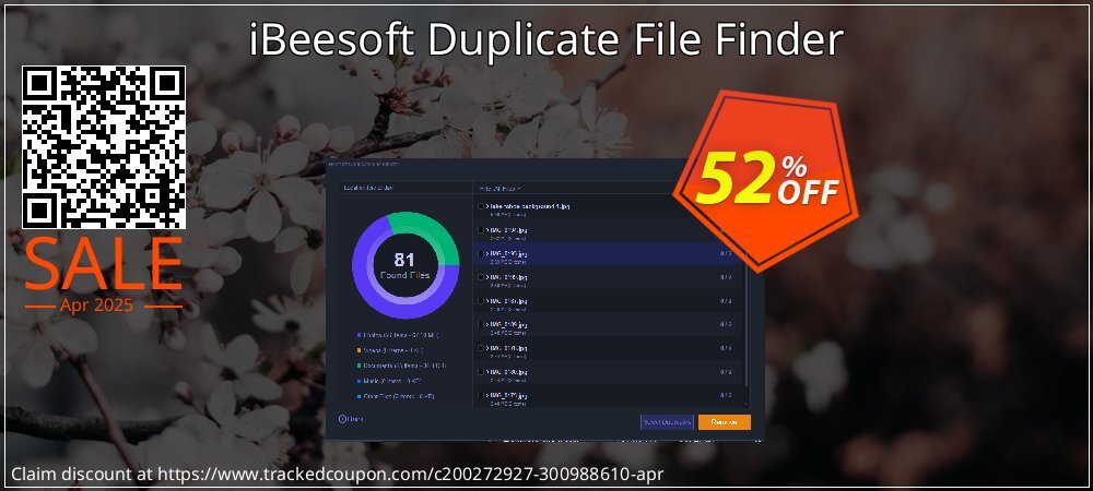 iBeesoft Duplicate File Finder coupon on National Walking Day offering sales