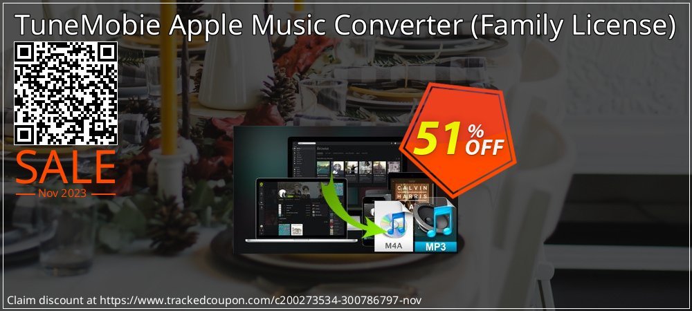 TuneMobie Apple Music Converter - Family License  coupon on April Fools' Day discount