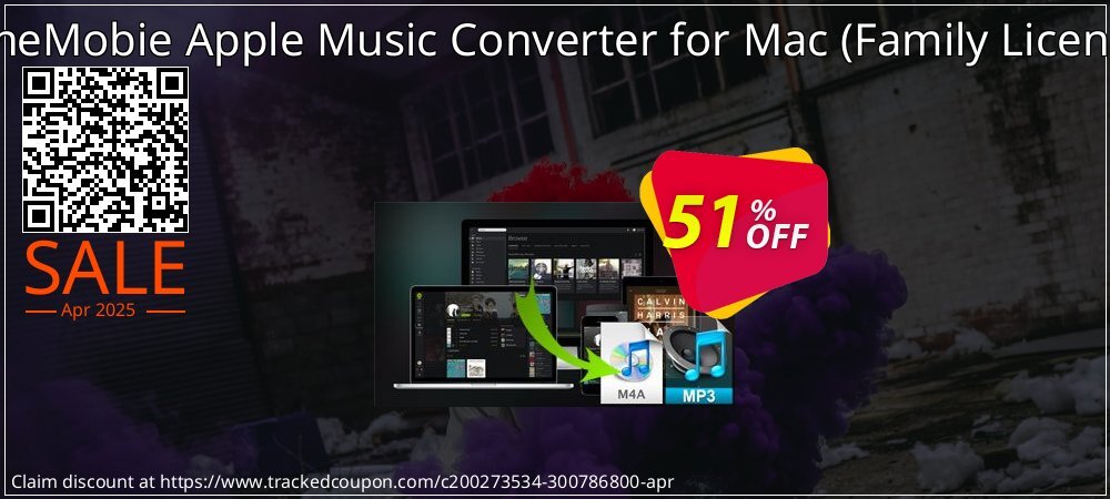 TuneMobie Apple Music Converter for Mac - Family License  coupon on National Walking Day super sale