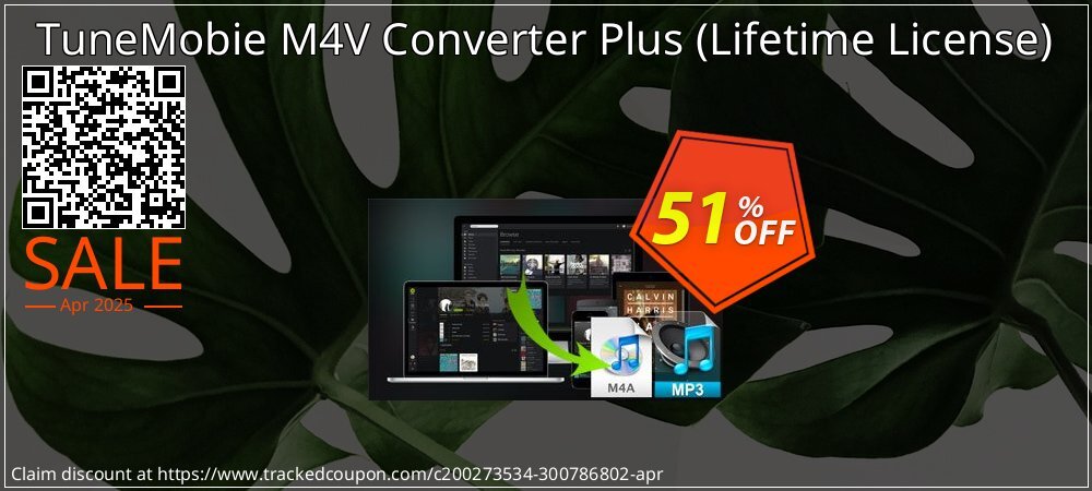 TuneMobie M4V Converter Plus - Lifetime License  coupon on April Fools' Day promotions