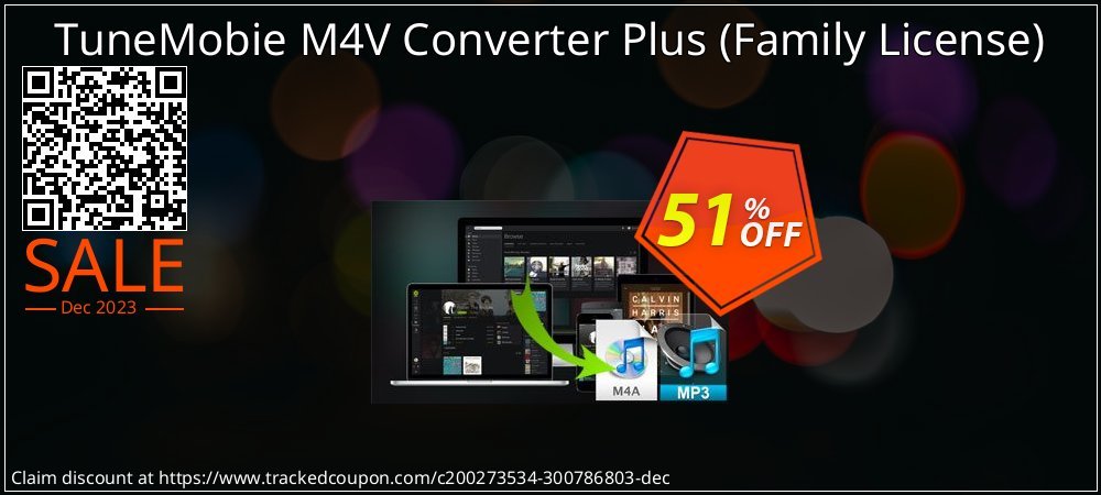 TuneMobie M4V Converter Plus - Family License  coupon on Easter Day sales