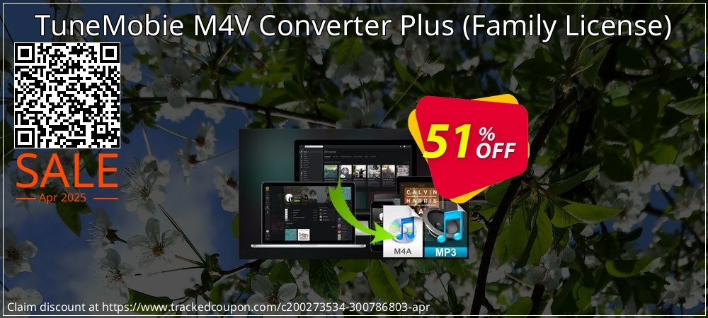 TuneMobie M4V Converter Plus - Family License  coupon on Easter Day sales