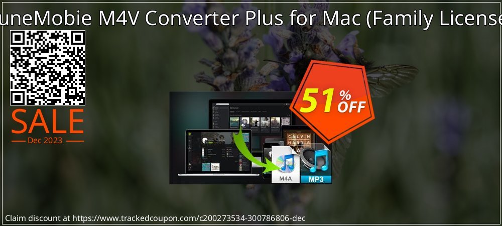 TuneMobie M4V Converter Plus for Mac - Family License  coupon on World Party Day discount