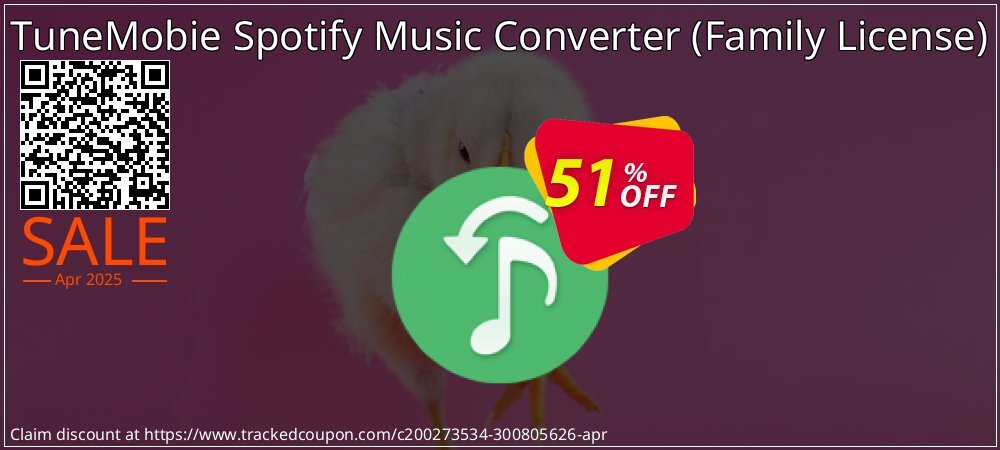 TuneMobie Spotify Music Converter - Family License  coupon on World Party Day offering discount